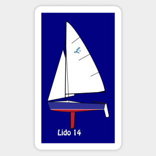 Lido 14 Sailboat Sticker